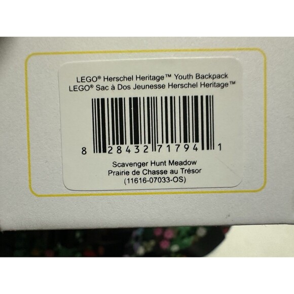 NEW LEGO x Herschel Youth Backpack 26L Scavenger Hunt Meadow Laptop Sleeve - Picture 11 of 11